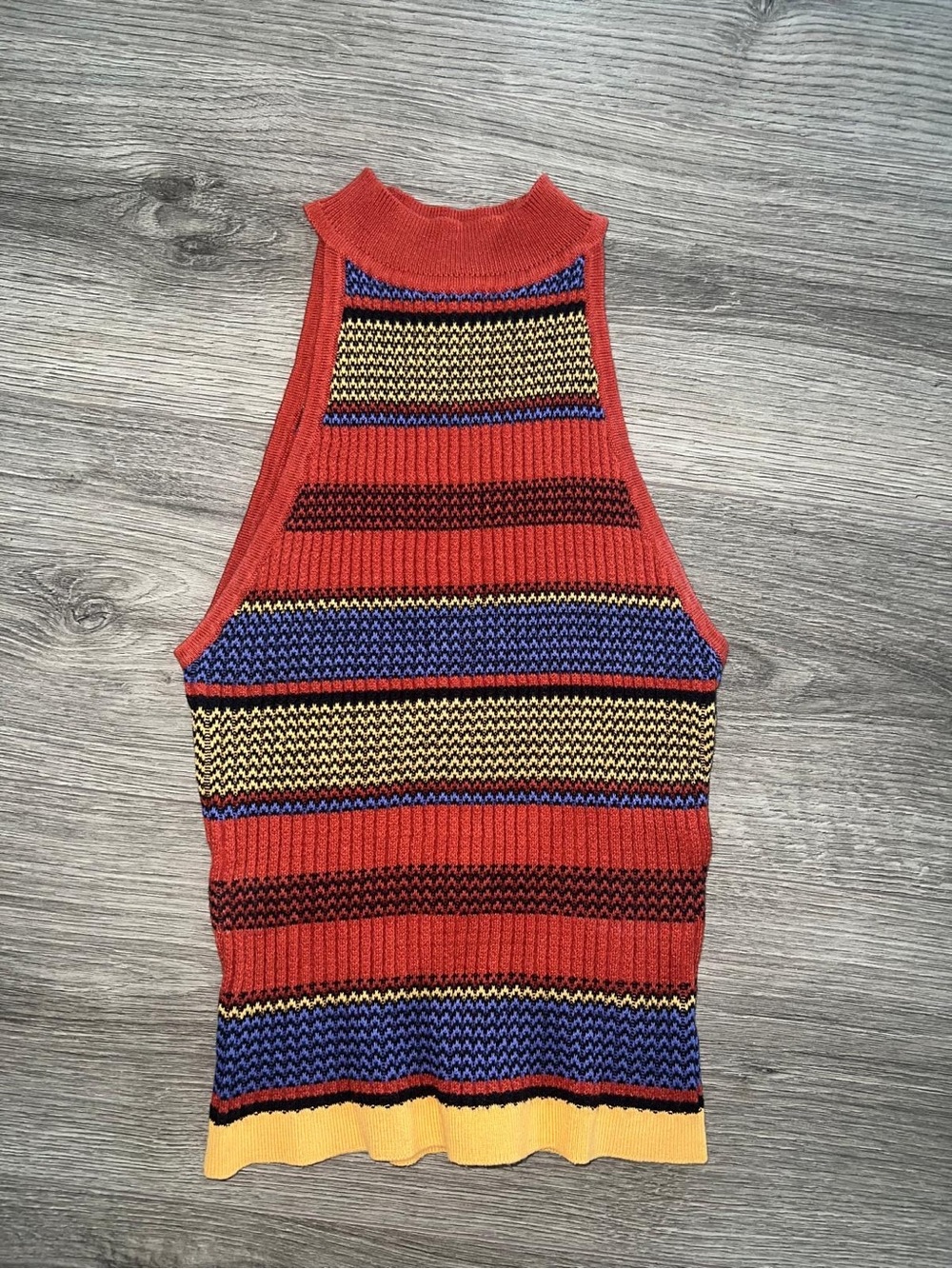 Forever 21 Women’s Striped Knit Halter Top